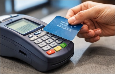 Paiement par carte sur terminal
